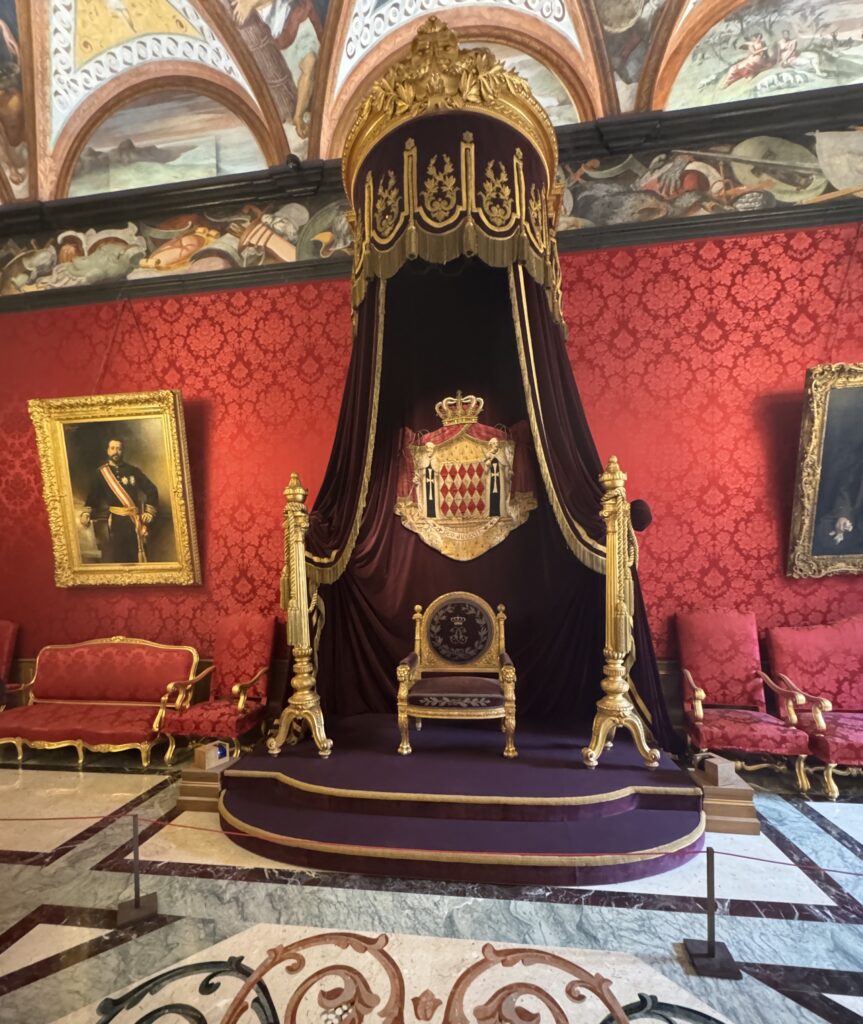 Illustration du billet consacré à la visite du palais princier.