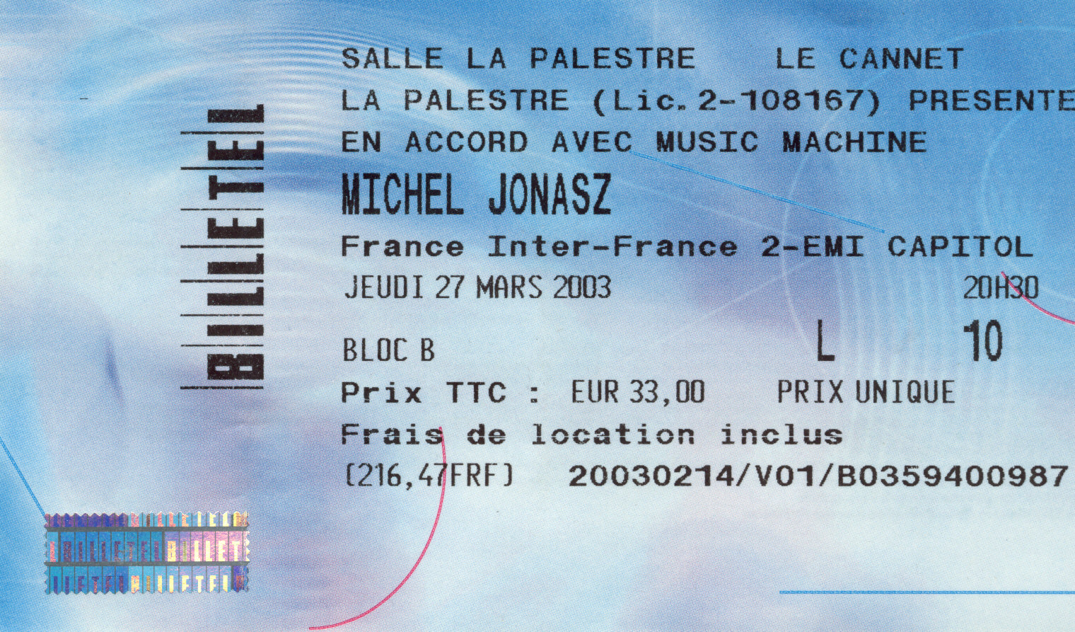 Michel Jonasz mars 2003