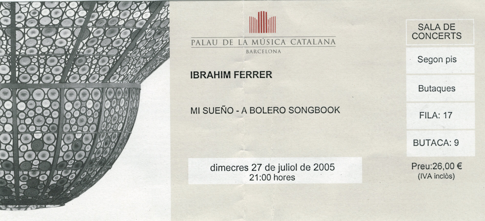 Ibrahim Ferrer juillet 2005