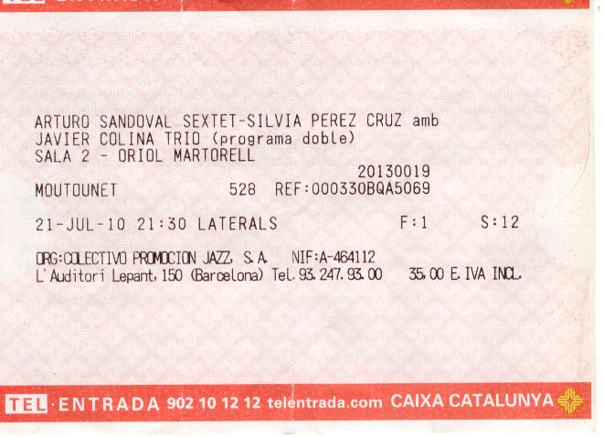 Javier Colina juillet 2010