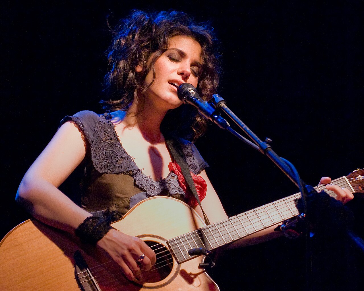 Katie Melua en concert à Seattle en 2009 (illustration, pas une photo de la collection).