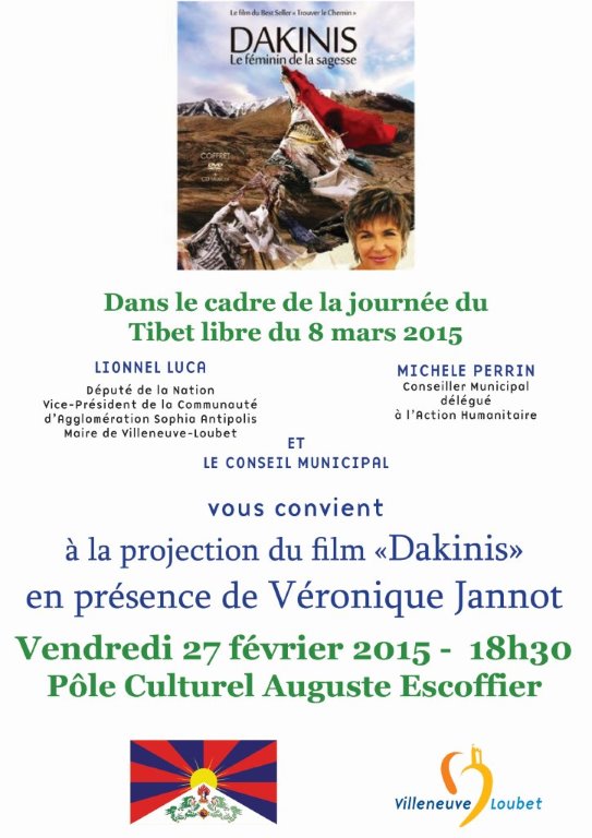 Journée du Tibet libre avec Véronique Jannot