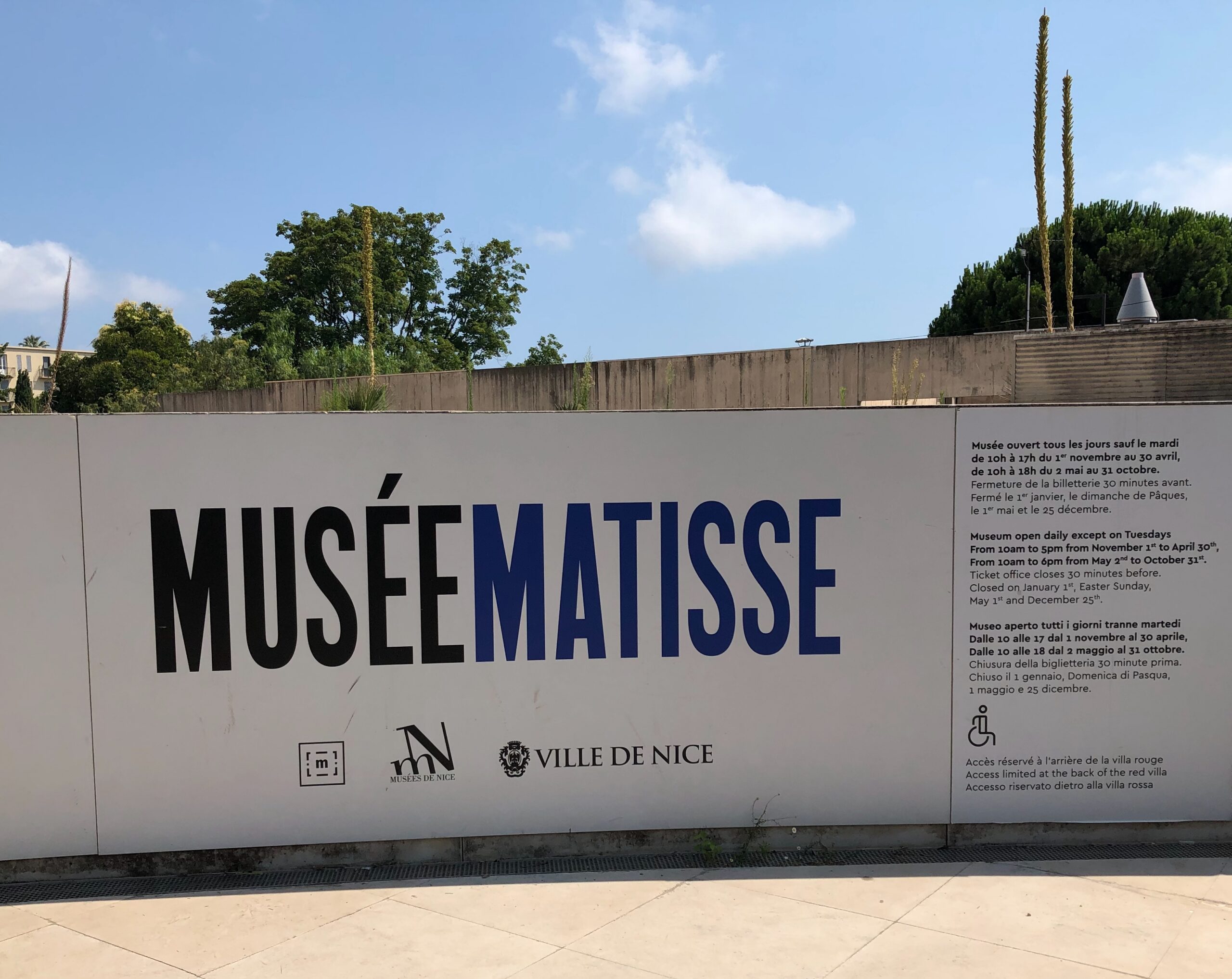 Visite de l’exposition temporaire “ANDRÉ OSTIER Portraits d’artistes” au musée Matisse de Nice