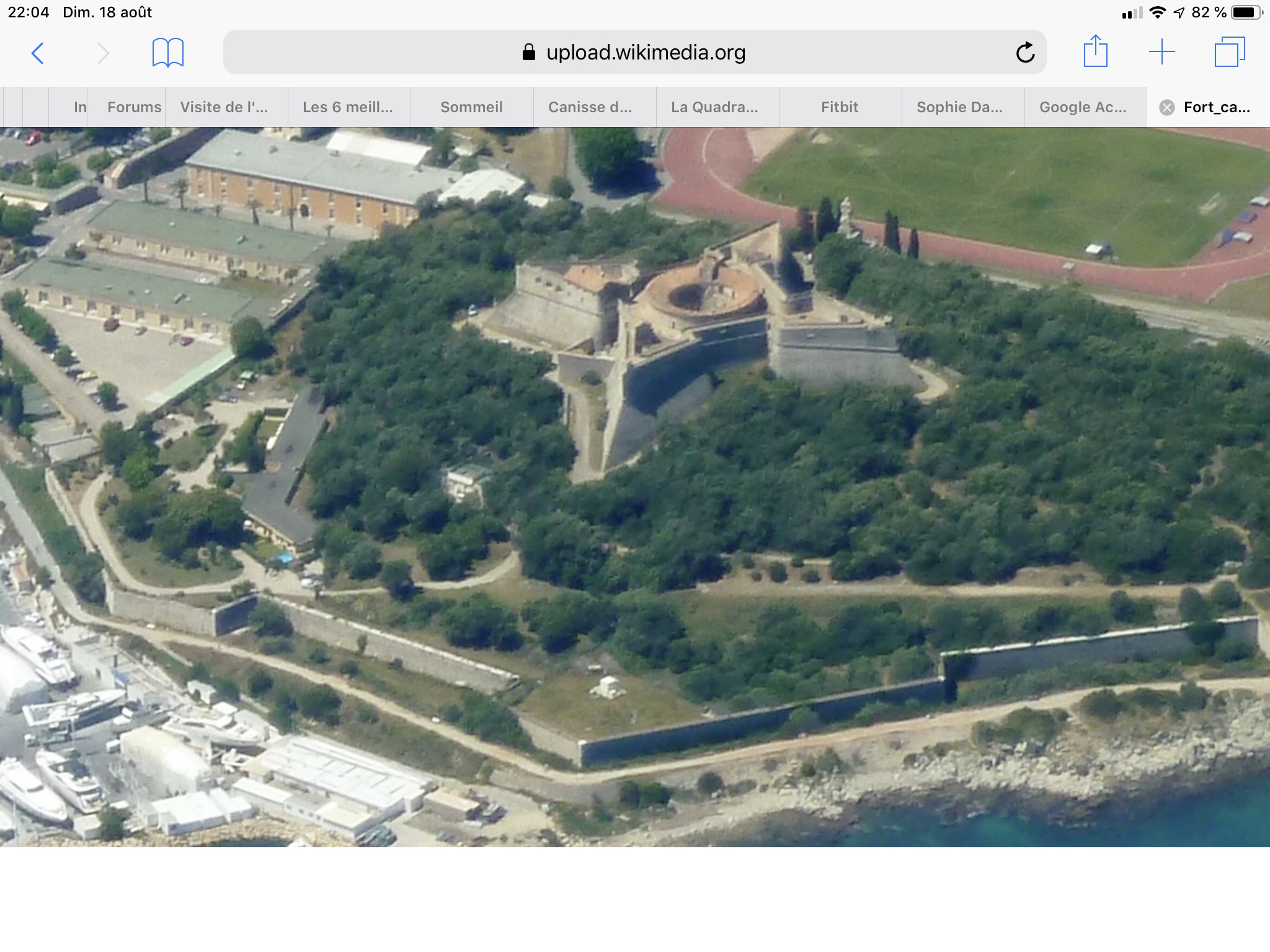 Visite du Fort Carré d’Antibes