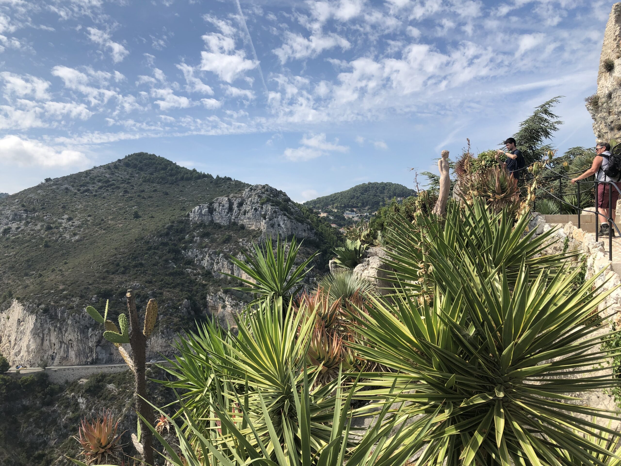 Visite du jardin botanique à Eze village