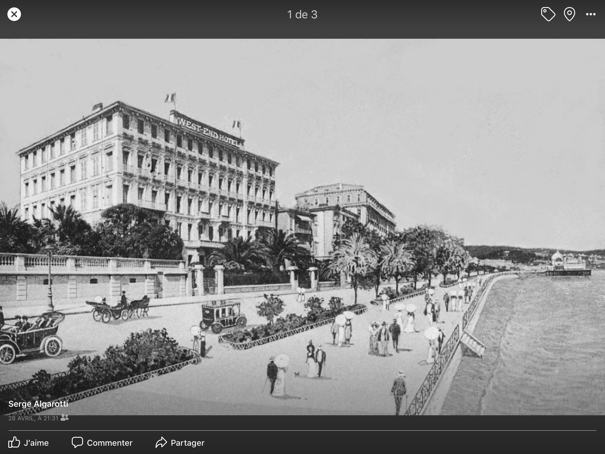 Ballade sur la Promenade des Anglais