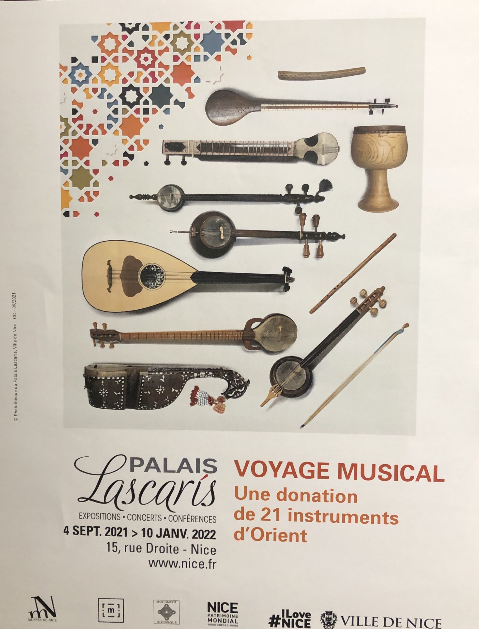 Visite de l’exposition “Voyage Musical” au Palais Lascaris
