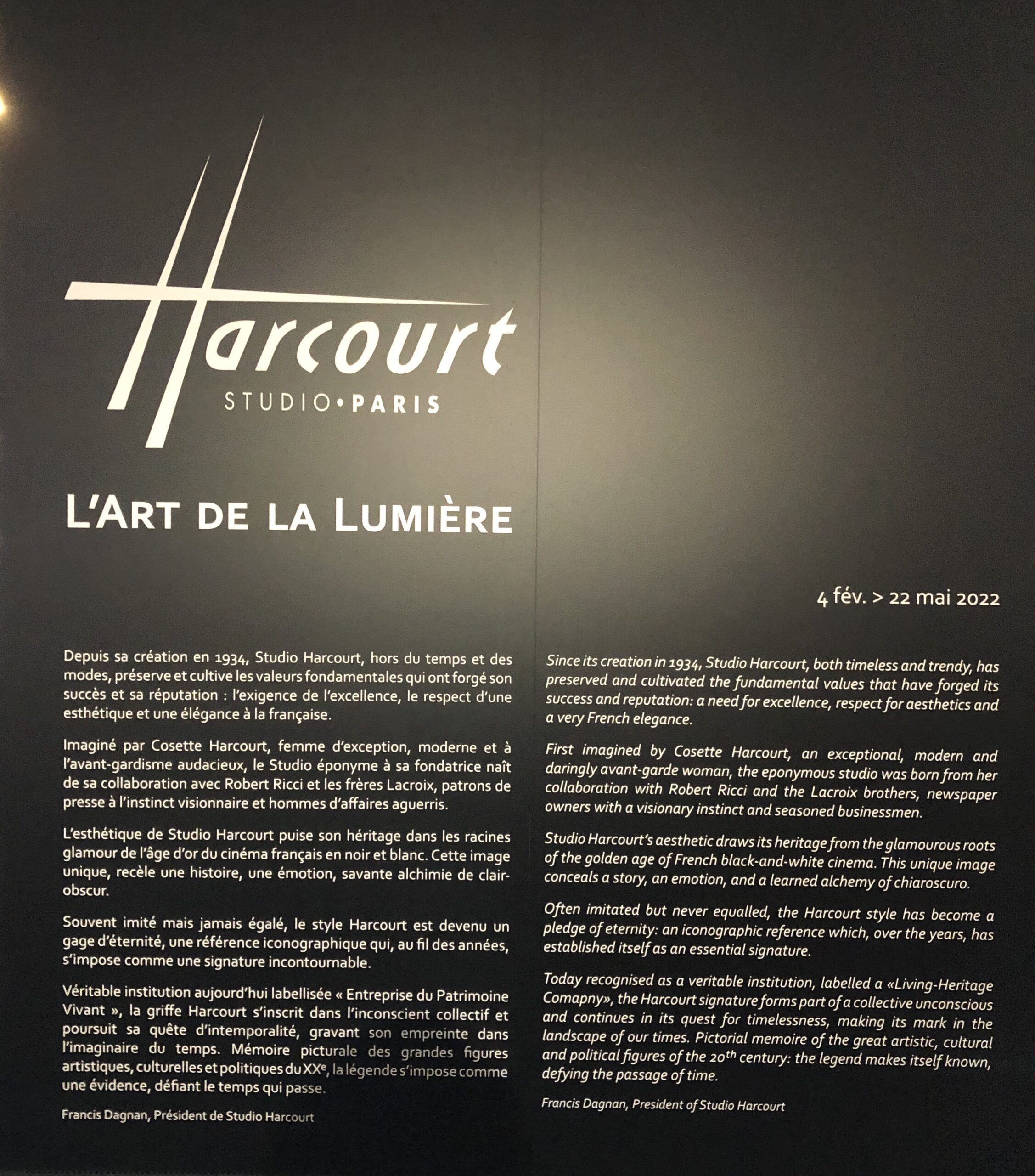 Exposition “Studio Harcourt”