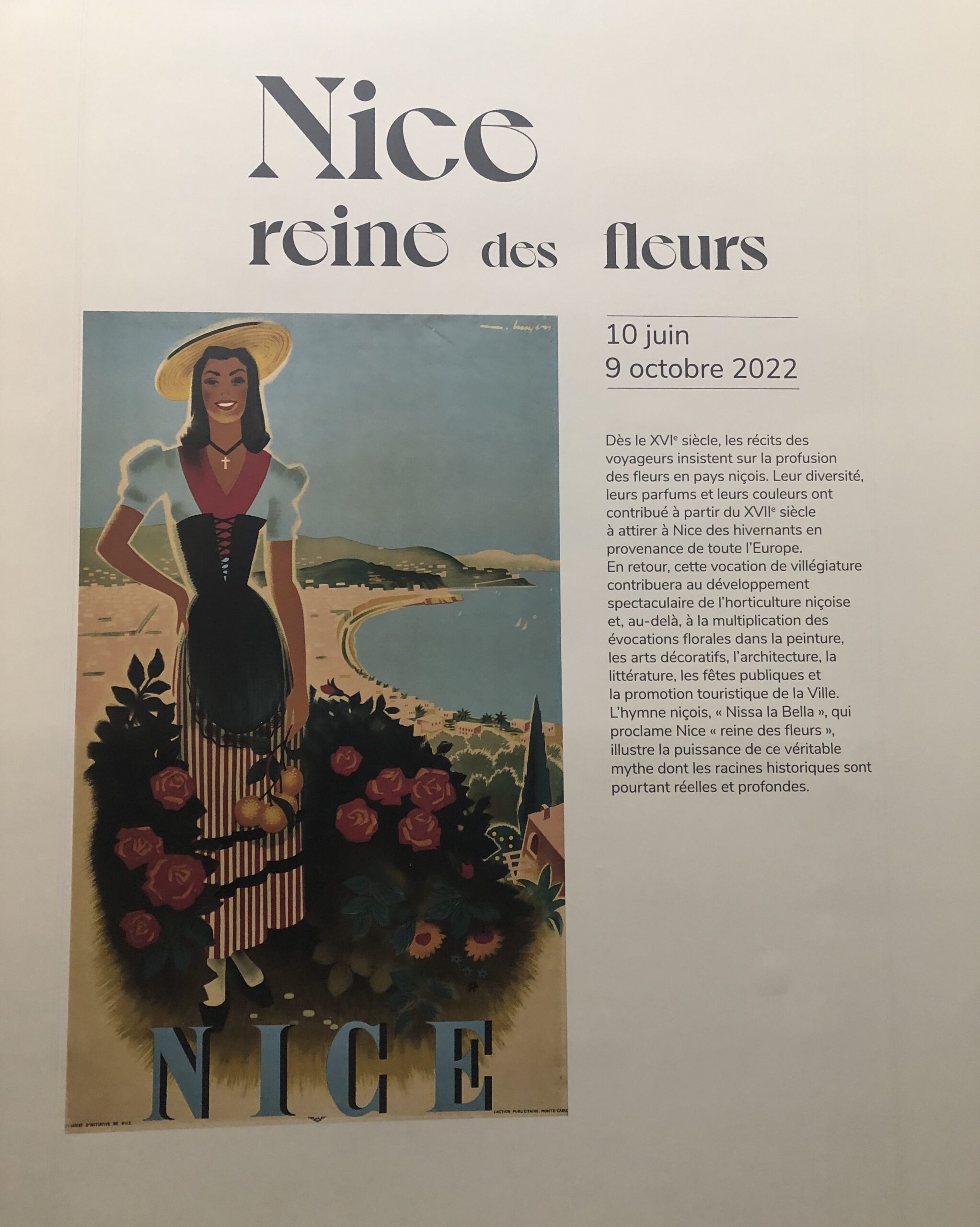 Visite de l’exposition “Nice, reine des fleurs”