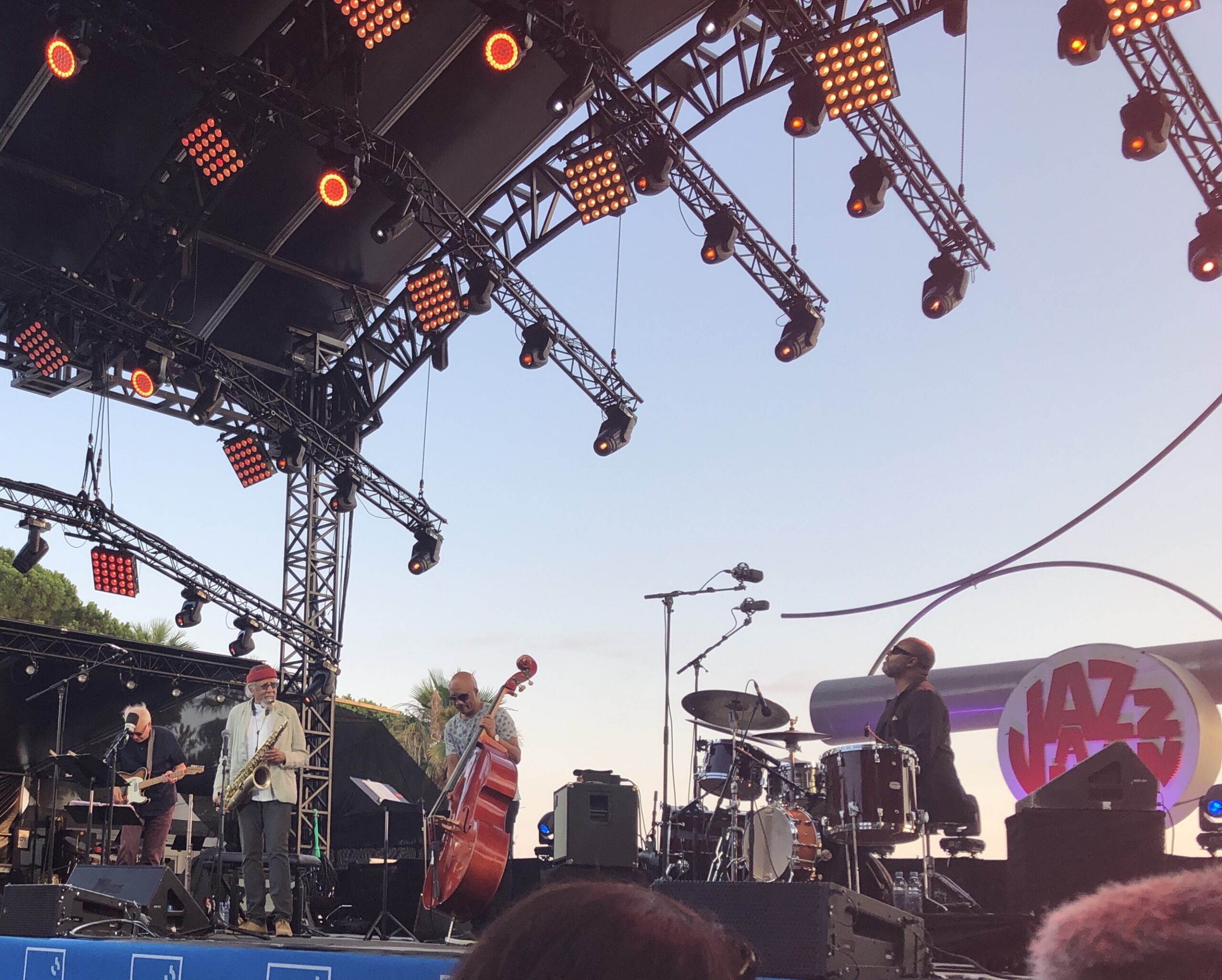 Concert à “Jazz à Juan” de “Charles Lloyd Qtet” et “Chucho Valdes & Paquito D’Riviera Reunion Sextet”
