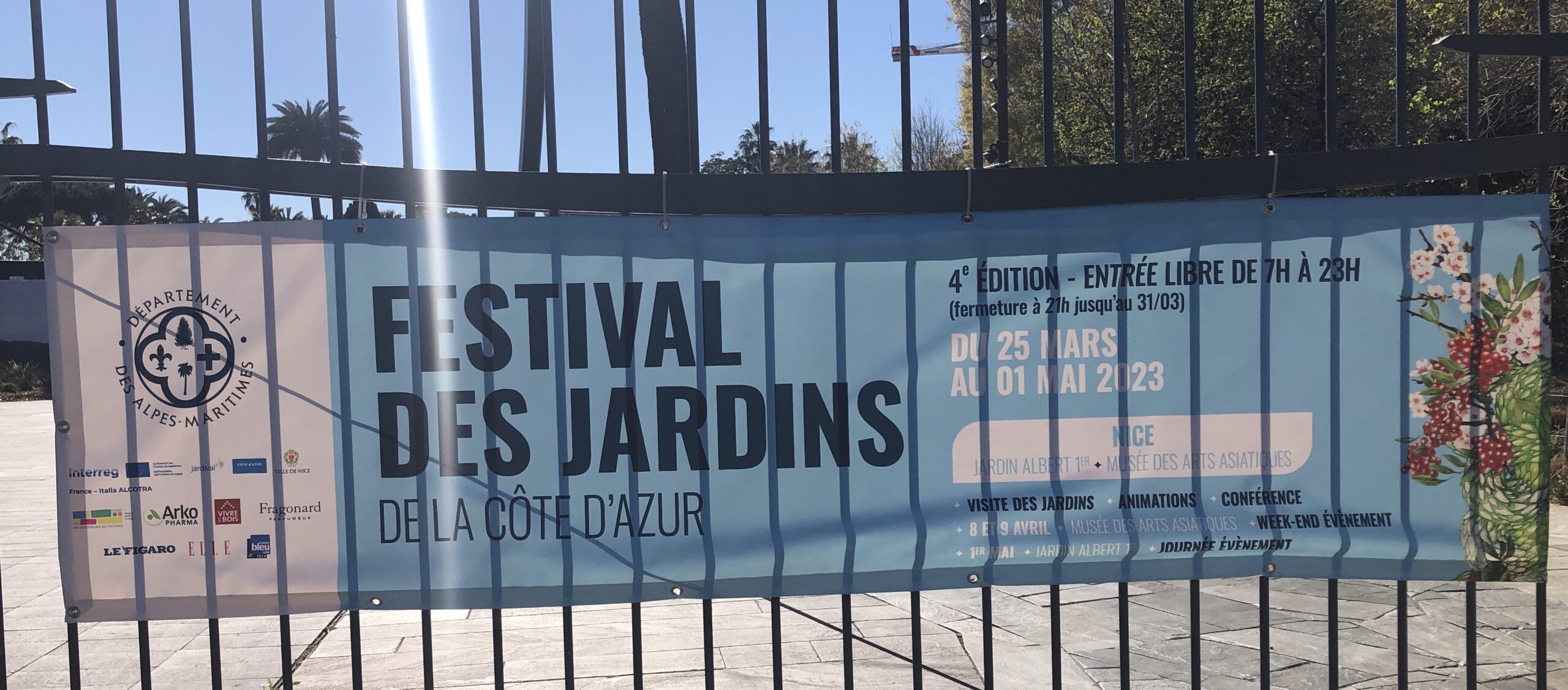 Festival des jardins 2023 à Nice