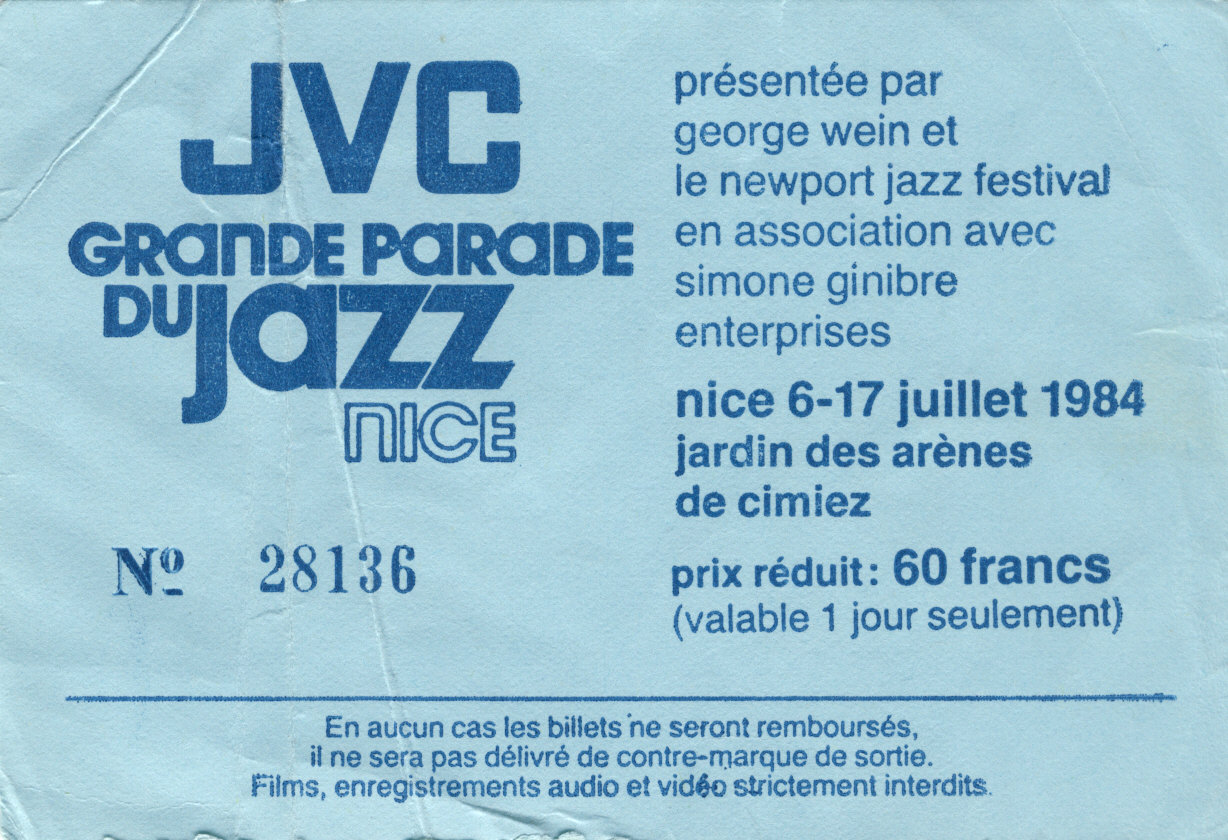 Photographie d’archive de la Grande Parade du Jazz, juillet 1984.
