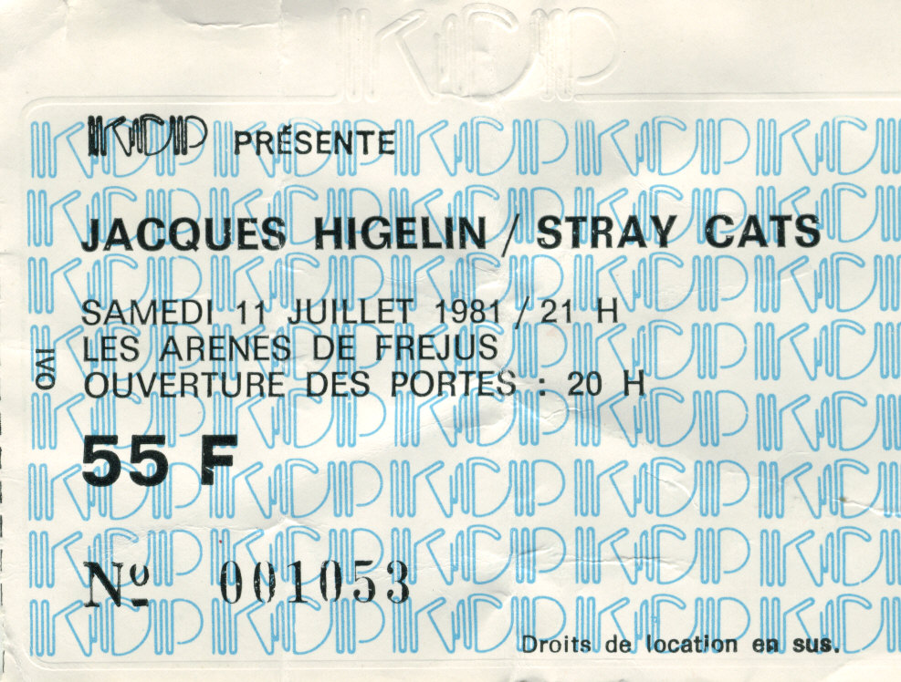 Photographie d’archive de Jacques Higelin, juillet 1981.