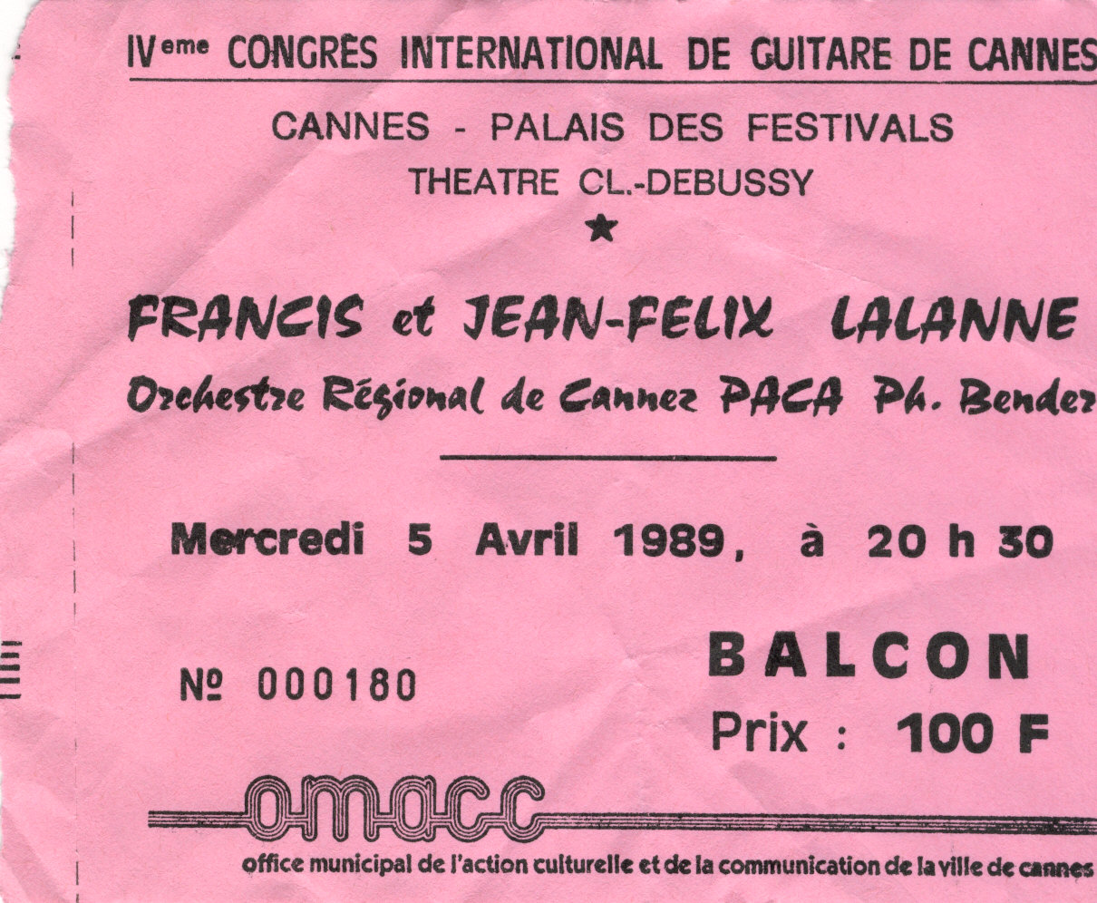 Photographie d’archive de Jean-Felix Lalanne avril 1989.