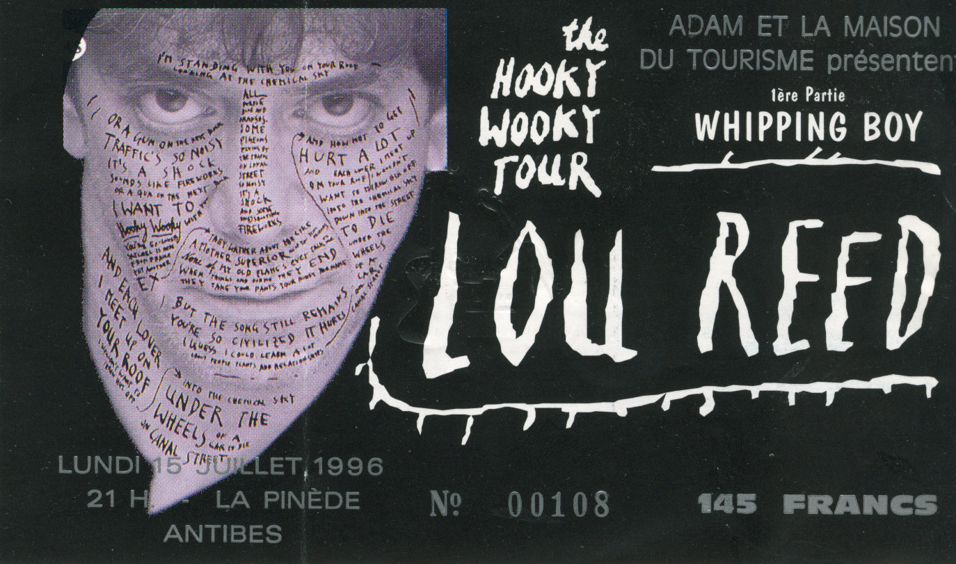 Photographie d’archive : Lou Reed juillet 1996.