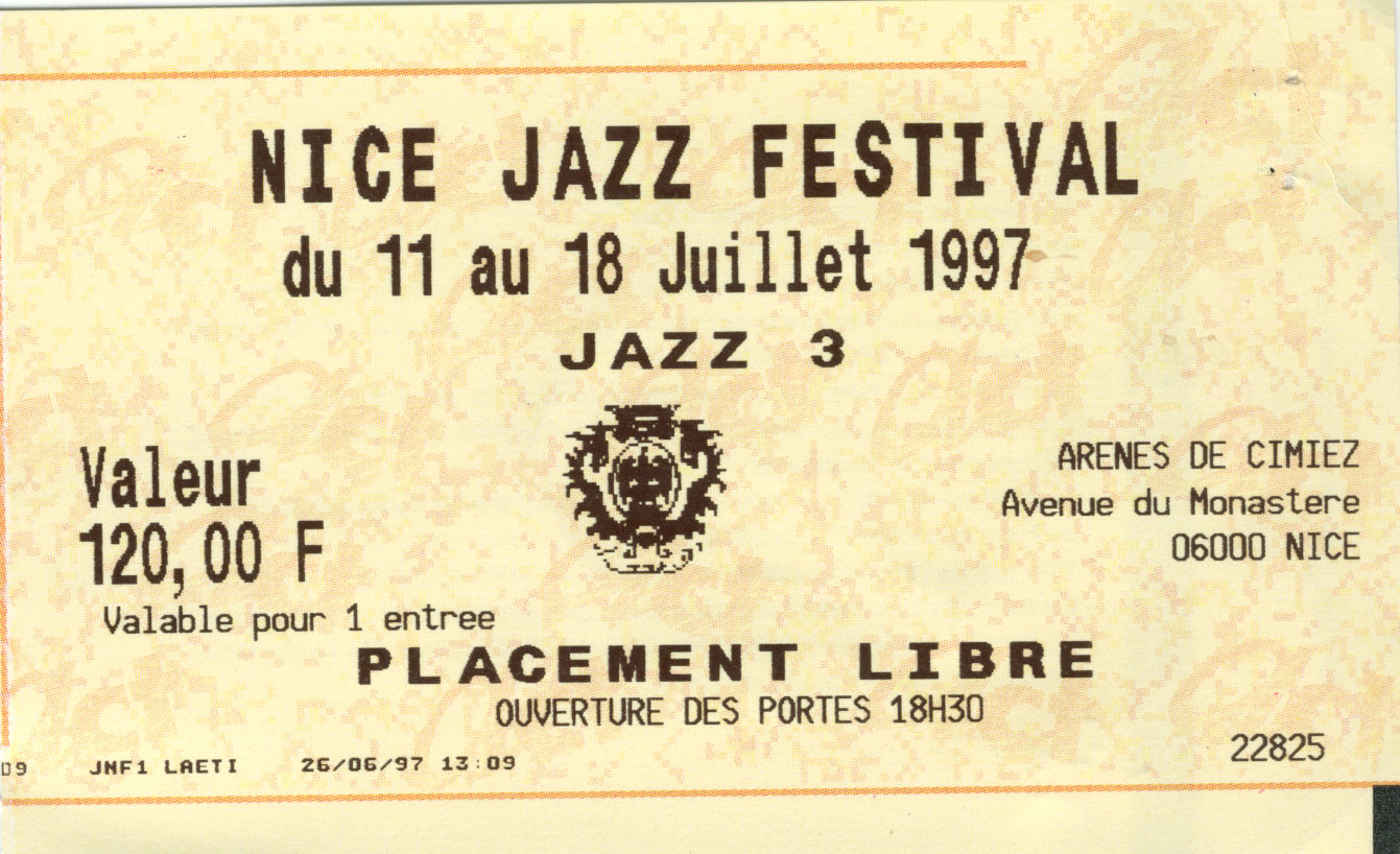 Photographie d’archive : NJF juillet 1997.