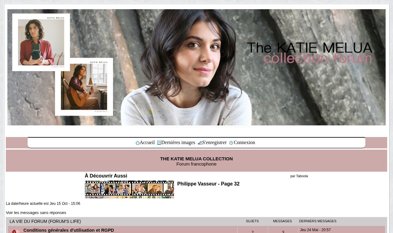 Ouvrir The Katie Melua Collection : aperçu de sa page d’accueil.